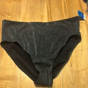 Sparkly Black Bikini Bottoms